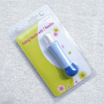 

Felting Needles with 7 Needles Wool Felt Poked Tool DIY Hand Craft Felt Needle Knitting Accessory