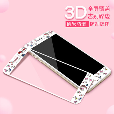 

8 Apple, Hello Kitty стало iPhone8 мягких углеродного волокном стороны пленки цвета фильтра защитной пленки телефона детство Kitty