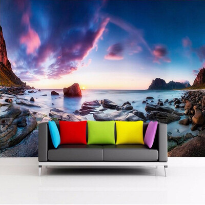 

Пользовательские 3D обои Mural Seaside Rock Фотография Фотография Фон Большие стены Живопись Гостиная Диваны Настенные обои Домашний декор