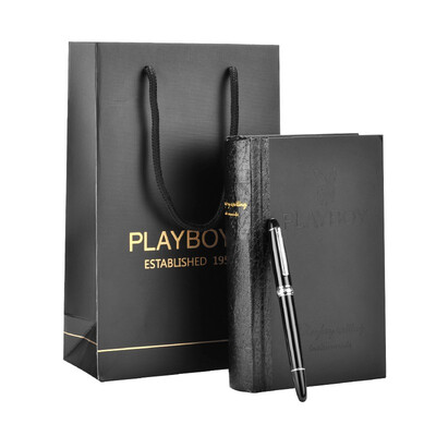 

Playboy PLAYBOY prelude pure black&white clip pearl pen signature pen - R7002