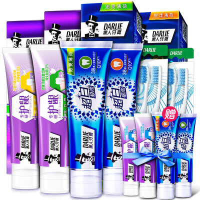 

Черный (Darlie) Защита десневого ультра белая зубная паста зубная паста Value Pack 640 г 8 + 4 зубной щетки катушки (специализируется Protect десневого * 4 + 4 * Супер Белый полюс еще)