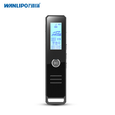 

Wanli Po (WANLIPO) Голосовой рекордер Часы Браслет HD Диффаноны Звук Управление Обучение Конференции Правоприменение Forensics Монитор MP3 Lossless Player W1 8G Черный