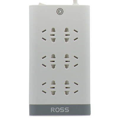 

ROSS) W30 (18) three three-hole multi-purpose child protection energy-saving fire socket plug-in board plug row plug line board drag line board switch socket length of 1.8 meters