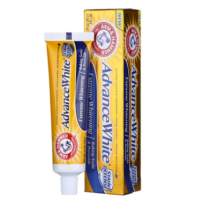 

Ai Wo Mei (ARM & HAMMER) bright white clean toothpaste 121g