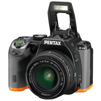 

Комплект PENTAX K-S2 18-50WR SLR (WIFI / NFC с флип-плёнкой для защиты от капель без фильтра нижних частот KS1 версия для модернизации KS2) черный оранжевый