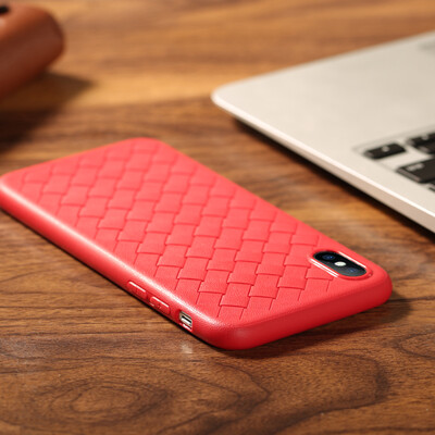 

Bangks (Benks) Apple iPhoneX / 10 mobile phone case protective cover all-inclusive phone breathable soft shell Apple X braided lines easy to heat mobile phone protective shell red