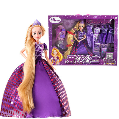 

Abbie Lens Eyes with 3D Curl Eyelashes Doll Toys Clothes Gown Outfits&Shoes for Girls Birthday Party Christmas Gift