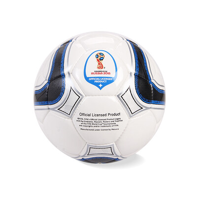 

FIFA World Cup Football 5 hand sewing training PU football blue black FAB7124
