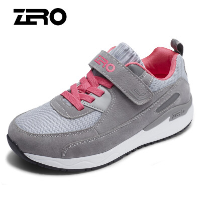 

Zero degree ZERO men&women sports outdoor middle-aged walking slip shock absorption casual old shoes Y73100 female pink 38