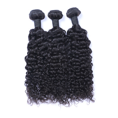 

9A Grade Human Hair Bundles 3 Pcs Deep Curly Brazilian Virgin Hair Weave Extensions