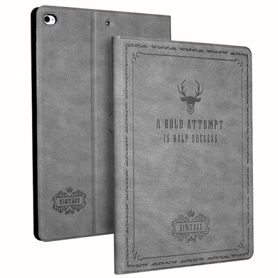 

Би Диас (BIAZE) Apple IPAD AIR2 / 2017 модели / AIR1 новой IPad случай / кобура умных дремоты iPad5 / 6/7 защитной оболочка серый бизнес-модель PB42-