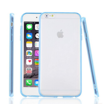 

Входящий звонок светодиодный проблесковый маячок кожа случае Крышка для iPhone 5.5 6 плюс"
