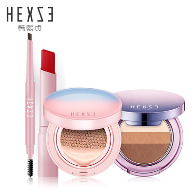 

Han Xizhen 10 minutes makeup cheats # 03 romantic dating makeup (makeup set air cushion BB cream lipstick two-color eyebrow eye shadow pony cosmetics bare makeup kit box)