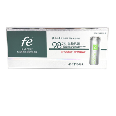 

Fe Golden Dentist Био фермент утром и вечером сухая чистящая зубная паста 120 г * 2 индекс фермента 9,9