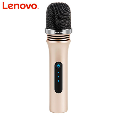 

Lenovo (UMTS) UM18 Series UC20 mobile computer broadcast karaoke microphone remote control microphone dedicated microphone universal capacitor sound card effects remote version of wheat champagne gold