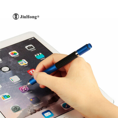 

Metal Fine Point Round Thin Tip Емкостный сенсорный экран Шариковая ручка для планшета Ipad Table Pen (8 шт. / Лот)