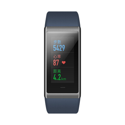 

AMAZFIT Mimi Bracelet Parrot Blue Exquisite Color Touch Screen Metal Surface Frame 50 Meter Waterproof Weather Display WeChat Content Notification
