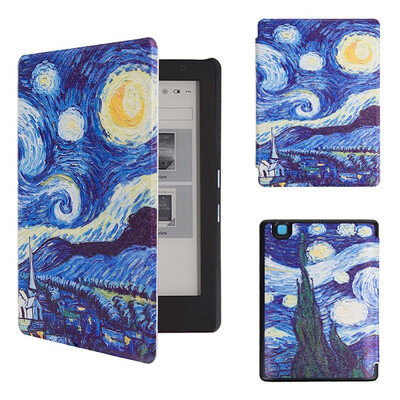 

Smart Magnetic cover case for 2017 Kobo aura H2O edition 2 68 water proof e-reader
