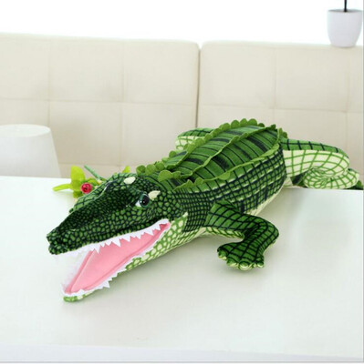 

100cm3937inch New Arrival Big Size Simulation Crocodile Plush Toys Stuffed Animals Doll Kids Toy Cushion Pillow Toys Gifts