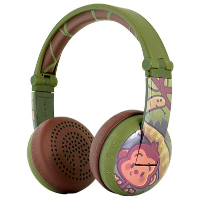 

BuddyPhones Wave Protection Слушание Беспроводные Bluetooth-наушники Спорт Плавание Водонепроницаемый Ношение пшеницы Обучение английской музыке Универсальный подарок для детей День рождения Розовый