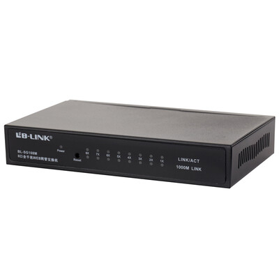 

B-LINK) BL-SG108 8-port full Gigabit Ethernet switch