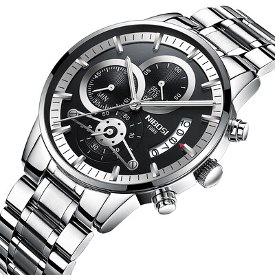 

Saat NIBOSI Mens Watches Top Brand Luxury Watch Men Waterproof Watch Men Waterproof Analog Quartz Wristwatches Relogio Masculino