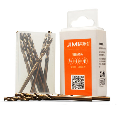 

Jimmy Home JM-G14204 Cobalt Bits Hand Drill Impact Drill Metal Stainless Steel High Speed ​​Steel Twist Drill Power Tool Accessories 4mm10 Pack