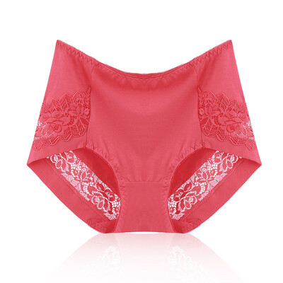 

Xia Weifang high waist large size hips womens underwear 4216 carmine red code