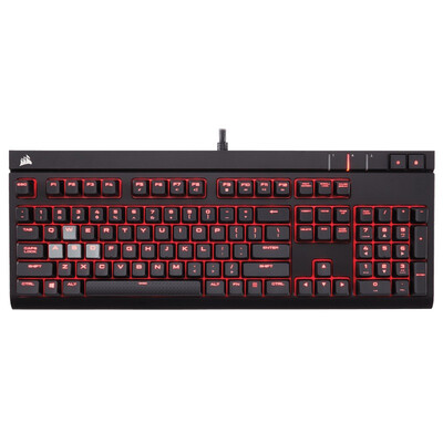 

US Corsair STRAFE Trader Mechanical Game Keyboard Red Backlight Black Tea Tea Jedi Survival Chicken Keyboard