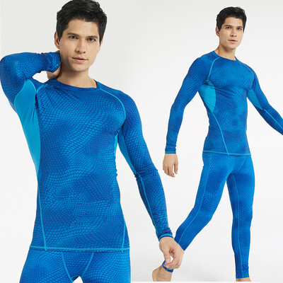 

ALMOND ALPINT MOUNTAIN tight-fitting men&39s long-sleeved sports compression clothing comfortable breathable fitness clothes fast-drying skinny elastic clothes 650-954 pants black XL