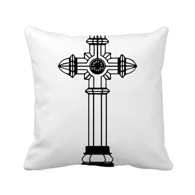

Religion Christianity Church Cross Pillar Square Throw Pillow Insert Cushion Cover Home Sofa Decor Gift
