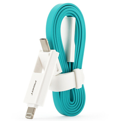 

Продукт Цифровой микрофон USB Микрофон / Lightning Интерфейс Combo Мобильный телефон Зарядная линия 0.8m Blue Green для Apple Andrews Huawei Samsung