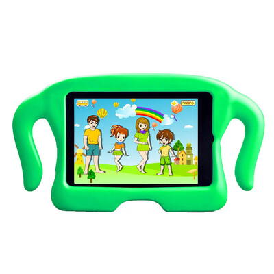 

MOCREO Kido Series Safety Light Weight Shock Proof Convertible Freestanding Handle Funcase Tablet FuncaseCover for iPad mini