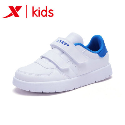 

Xtep XTEP childrens shoes childrens sports shoes boys casual shoes new childrens non-slip wear-resistant small white shoes skateboard shoes 682116319796 Bailan 30 yards