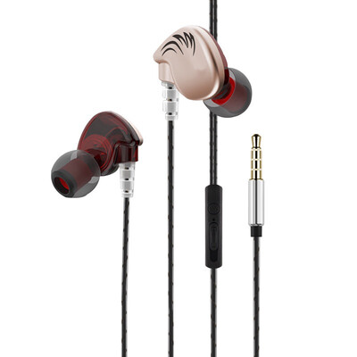 

Stereo headset heavy bass and high-definition microphone earplug, sports earplug