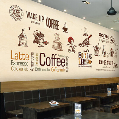

Фото обои Cafe Restaurant художественные обои для рабочего стола 3D большая роспись