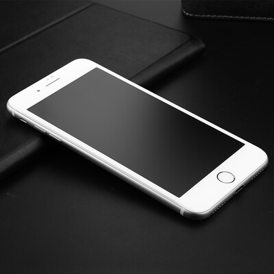 

Bonks Apple iPhone8 / 7 Full Screen Cover Стальная пленка Мобильная пленка Anti-glare Anti-Reflection Shu Eye Mask 3D Full-Screen Не сломанная Apple 8/7 Foil White