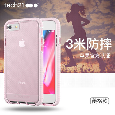 

Tech21 iphone7 / 8 (4,7 дюйма) тонкий корпус Apple, телефон оболочки падение сопротивления iphone7 / 8 Case Pink iPhone 7/8