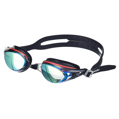 

Kawasaki KAWASAKI Goggles Men&women HD Fog & Waterproof Myopia Plating Swimming Goggles Electroplating Goggles GT-800M Black Myopia 200 Degree Goggles