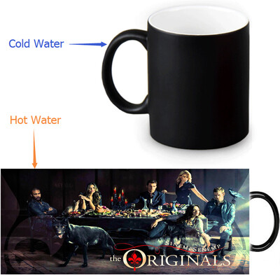 

Оригинальные 350 мл / 12 унций Heat Reveal Mug Color Change Чашка кофе Чувствительные морфинг-кружки Волшебная чашка для чайных чашек