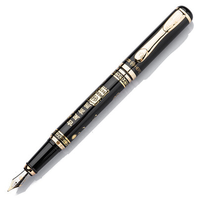 

Hero HERO 9076 Kyrgyzstan high light hardcover box iridium gold pen