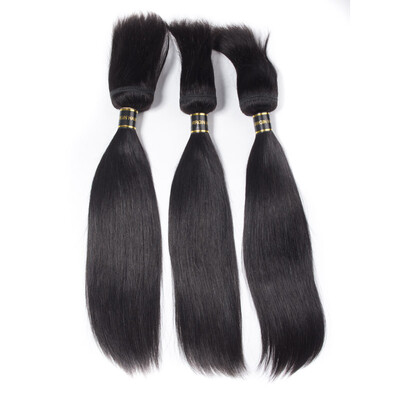 

Удивительная звезда Бразильские волосы Virgin Hair Straight Hair 3 Bundles Насыпные человеческие волосы Мягкие и упругие новые оплетки в волосах волос