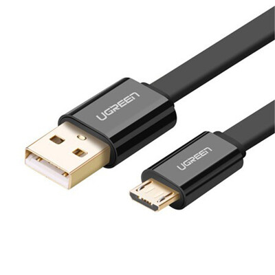 

Andrews с зеленой линии передачи данных Micro USB зарядка зарядные устройства телефонный кабель быстрой зарядки питания линии для поддержки линии 2A проса Oppo Huawei Samsung плоский провод 1,5 м черный 30677