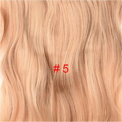 

Long Wavy Clip in Synthetic Hair Extensions 24 inch 190GPC 4 Clips Heat Resistant Fiber 17 Colors For Women