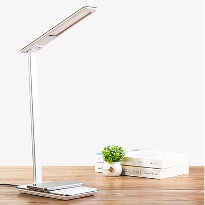 

ESCASE LED desk lamp with QI wireless charging pad