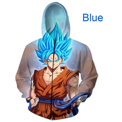 

Anime Dragon Ball Z Pocket Hooded Sweatshirts Cute Kid Goku 3D Hoodies Pullovers Men Women Long Sleeve Outerwear Hip Hop Hoodie