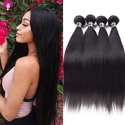 

Amazing Star Hair 7A Brazilian Virgin Straight Hair 4 Bundles Straight Hair Bundle Deals Straight Hair Weaving Silky and Soft