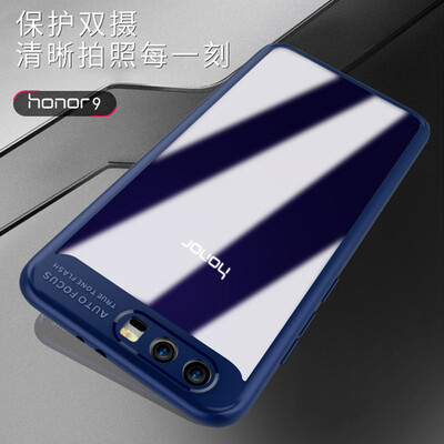 

STRYFER STRYFER Huawei glory 9 mobile phone case crystal color series all-inclusive anti-drop acrylic transparent men&women soft shell - blue