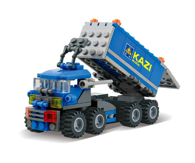 

163PCS KAZI 6409 Корпус для грузовых автомобилей детские Игрушки для детей День рождения Подарки бриндедос строительные кирпичи детские игрушки для детей
