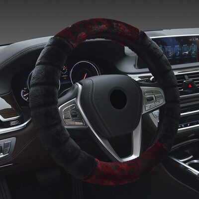 

KOOLIFE car steering wheel cover winter set Volkswagen LaVida Sagitar Bora Golf 7 Magotan Honda Syllabus Jetta Tiguan Lingdu Passat&other sets - black